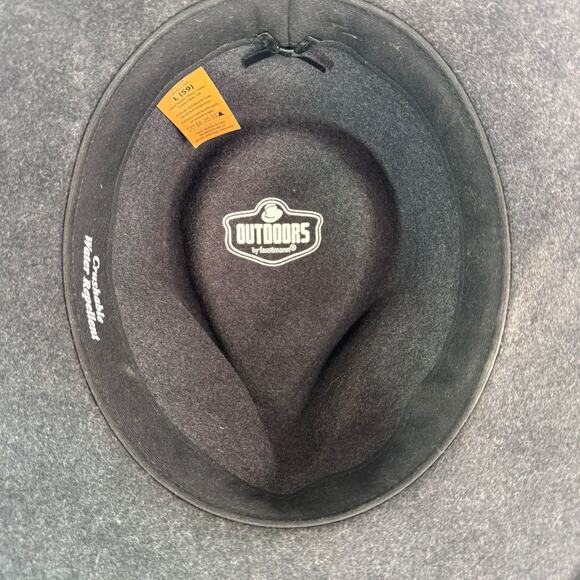 Faustmann Germany Outdoor Charcoal Outstrong Water Repellent Wool Felt Hat Sz L - Picture 5 of 7